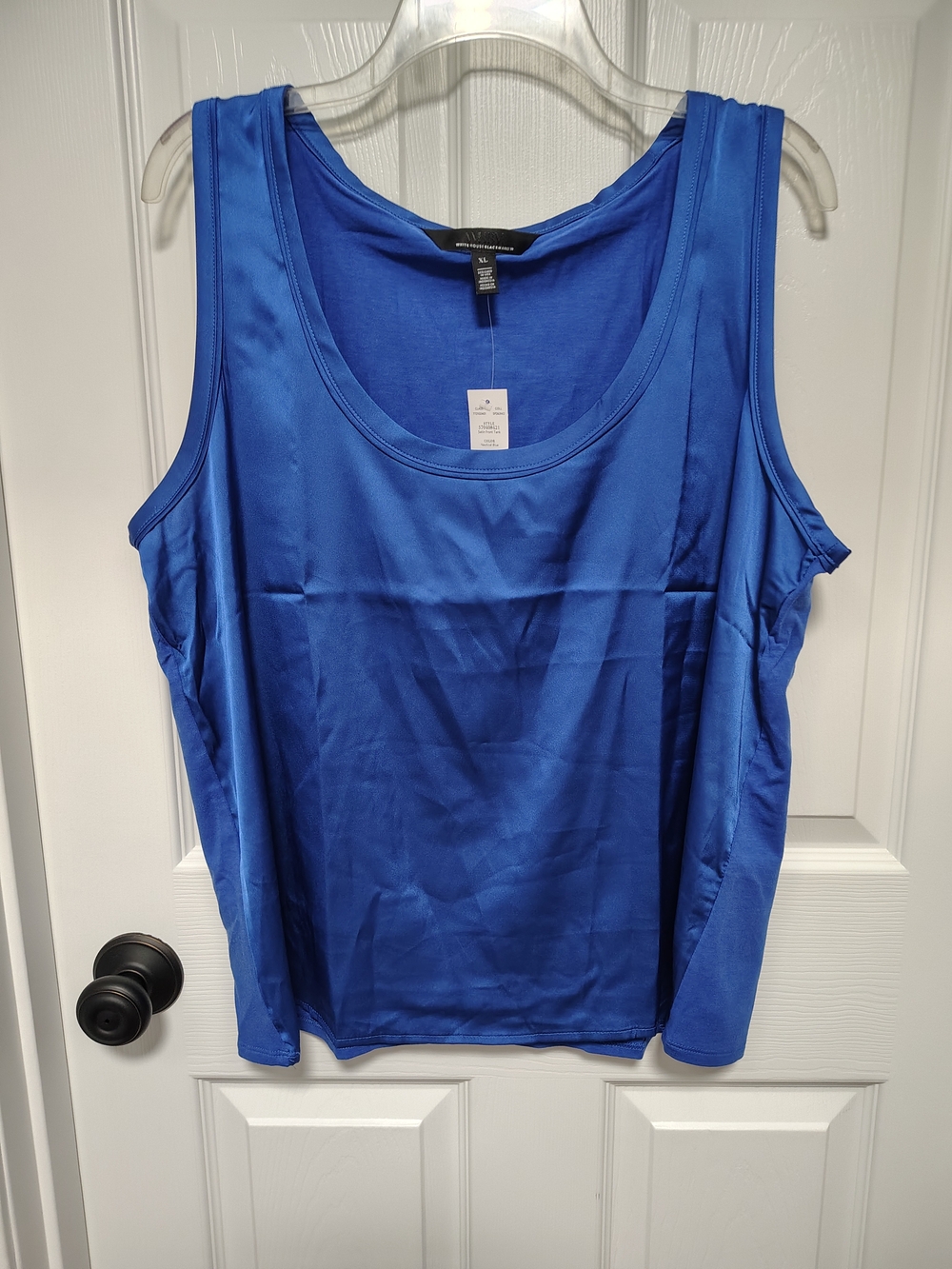 White House Black Market Royal Blue Scoop Neck Tank